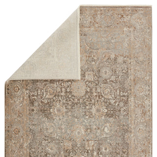Jaipur Living Vienne Baptiste VNE02 Dark Taupe/Gold Area Rug Backing Image