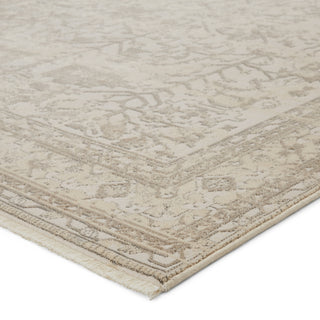 Jaipur Living Vienne Valentin VNE05 Cream/Light Gray Area Rug Corner Image