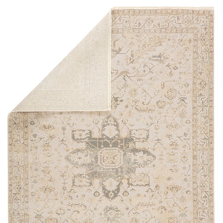 Jaipur Living Vienne Lucien VNE06 Cream/Light Gray Area Rug Backing Image