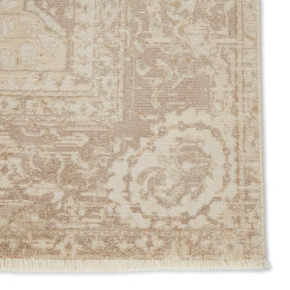 Jaipur Living Vienne Lourdes VNE10 Gold/Light Gray Area Rug Detail Image