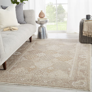 Jaipur Living Vienne Lourdes VNE10 Gold/Light Gray Area Rug Lifestyle Image Feature