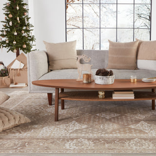 Jaipur Living Vienne Lourdes VNE10 Gold/Light Gray Area Rug Lifestyle Image