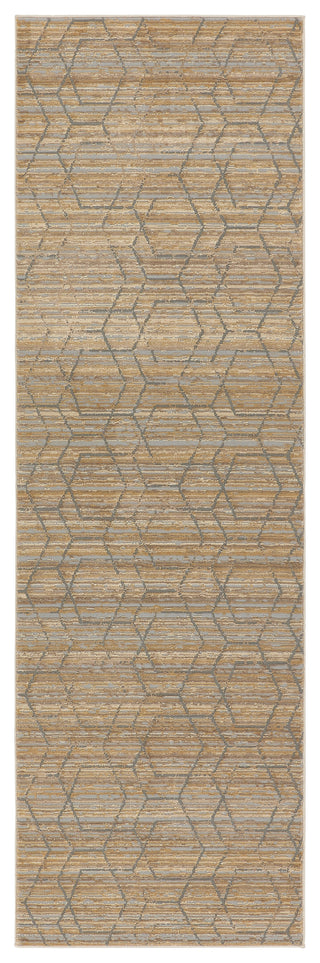 Jaipur Living Vienne Cavendish VNE12 Tan/Gray Area Rug Runner Image