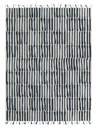 Jaipur Living Vera Saville VNK08 Black/Ivory Area Rug by Nikki Chu main image