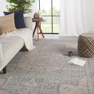 Jaipur Living Winsome Epsilon WNO01 Blue/Gray Area Rug Lifestyle Image