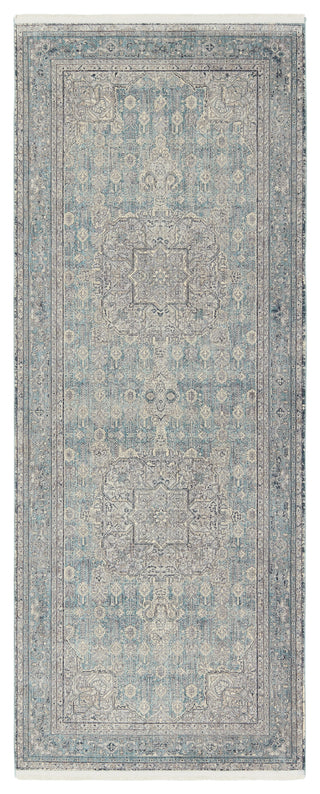 Jaipur Living Winsome Epsilon WNO01 Blue/Gray Area Rug Runner Image