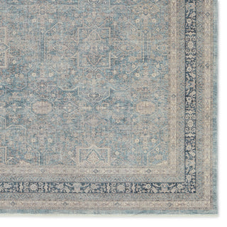 Jaipur Living Winsome Brinson WNO08 Blue/Taupe Area Rug Detail Image