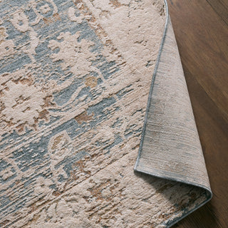 Jaipur Living Zarif Lupine ZAR01 Blue Detail Backing