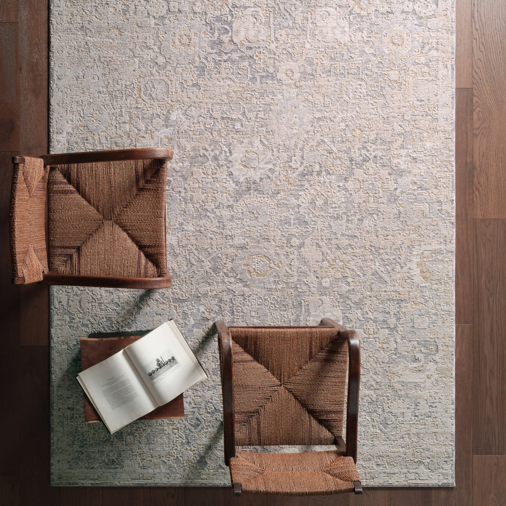 Jaipur Living Zarif Twig ZAR02 Cream  Area Rug Room Scene Feature