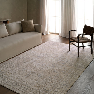 Jaipur Living Zarif Kabul ZAR03 Cream  Area Rug Main Room Scene