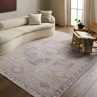 Jaipur Living Zarif Orin ZAR06 Tan / Beige Area Rug Room Scene 2