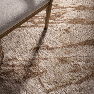 Jaipur Living Zein Ojas ZEI02 Tan/Brown Area Rug Close Up