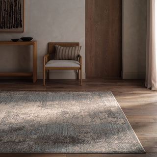 Jaipur Living Zein Keya ZEI04 Tan/Blue Area Rug Lifestyle Image 2