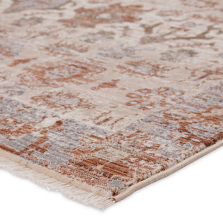 Jaipur Living Zefira Luana ZFA01 Beige/Rust Area Rug Corner Image