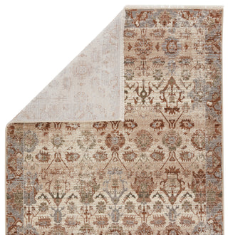 Jaipur Living Zefira Luana ZFA01 Beige/Rust Area Rug Backing Image