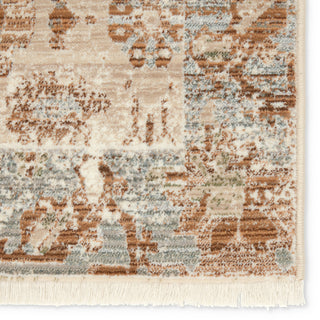 Jaipur Living Zefira Luana ZFA01 Beige/Rust Area Rug Detail Image