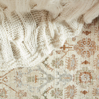 Jaipur Living Zefira Luana ZFA01 Beige/Rust Area Rug Lifestyle Image