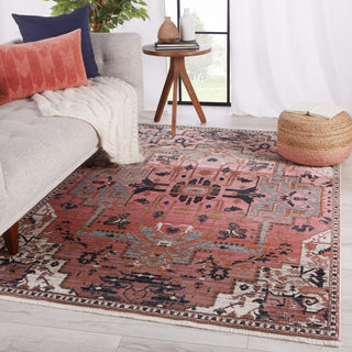 Jaipur Living Zefira Bellona ZFA06 Pink/Gray Area Rug Lifestyle Image
