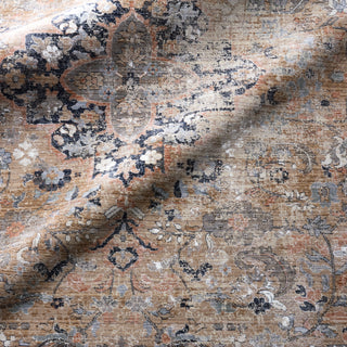 Jaipur Living Zefira Amena ZFA08 Gold/Gray Area Rug Lifestyle Image