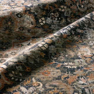 Jaipur Living Zefira Amena ZFA09 Black/Dark Taupe Area Rug Lifestyle Image