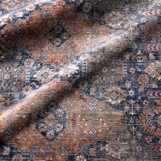 Jaipur Living Zefira Razia ZFA12 Navy/Red Area Rug Lifestyle Image