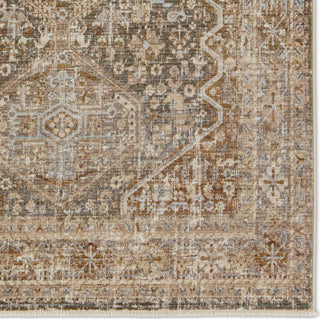 Jaipur Living Zefira Zakaria ZFA17 Tan/Taupe Area Rug by Vibe