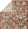 Jaipur Living Zefira Althea ZFA22 Orange/Cream Area Rug by Vibe