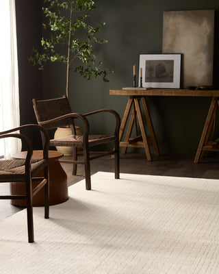 Jaipur Living Ziyad Withe ZIY03 Ivory/Gray Area Rug by Label J Lifestyle Image