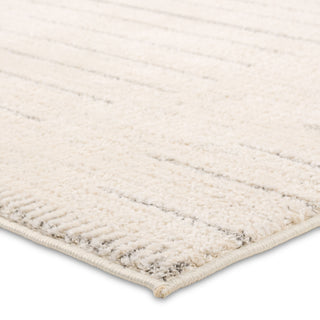 Jaipur Living Ziyad Lumall ZIY04 Ivory/Light Gray Area Rug by Label J Corner Image