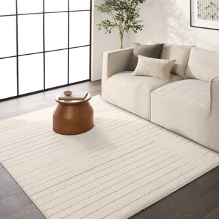 Jaipur Living Ziyad Lumall ZIY04 Ivory/Light Gray Area Rug by Label J main image