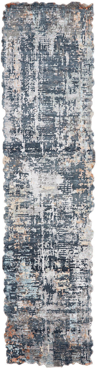Ancient Boundaries Jaksen JAK-525 Blue Area Rug Texture Image