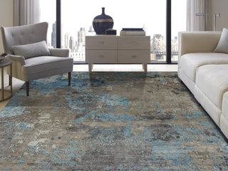 Ancient Boundaries Janet JAN-07 Azure / Zinc Area Rug Alternative Image