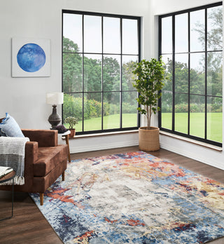 Ancient Boundaries Janet JAN-09 Blues Multi Area Rug Lifestyle Image