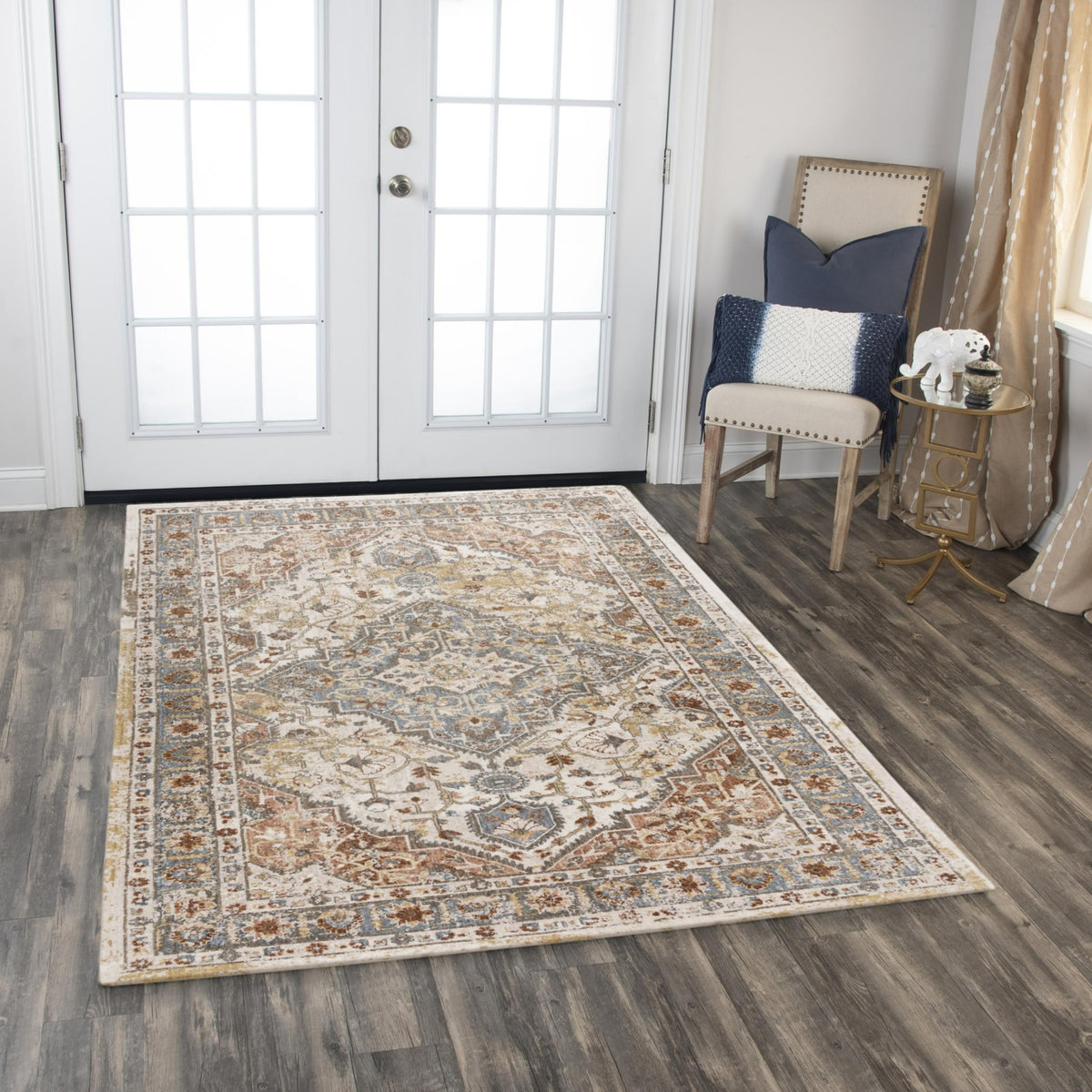 Jasper Rug Rizzy Jasper JAS737 Ivory/Multi Area Rug – Incredible Rugs and Decor