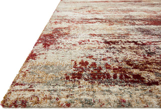 Loloi Jasmine JAS-01 Dove / Rust Area Rug Corner Image