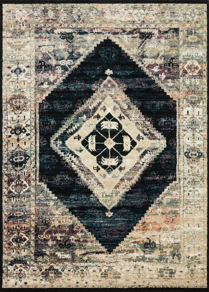 Loloi Jasmine JAS-02 Ink / Multi Area Rug main image