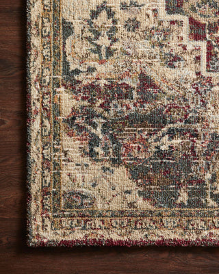 Loloi Jasmine JAS-03 Ocean / Multi Area Rug Corner Image