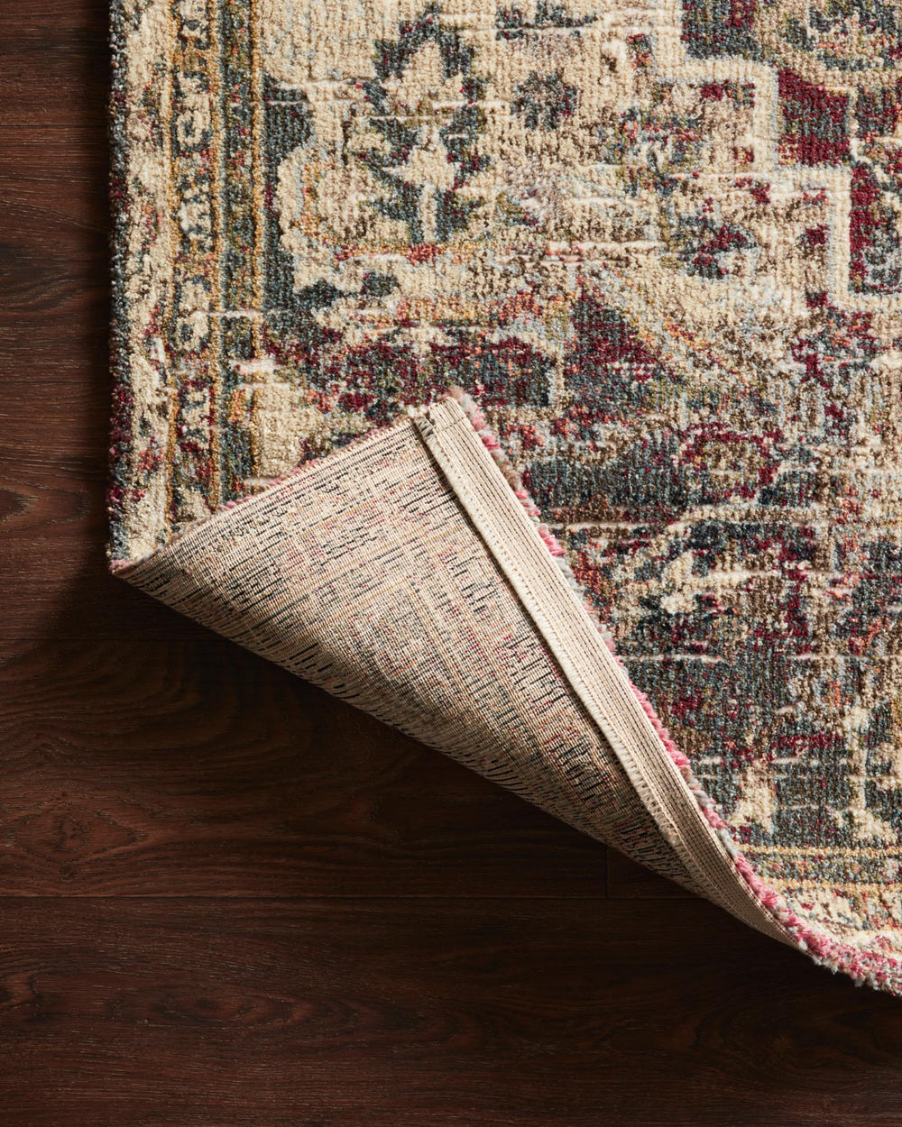 Loloi Jasmine JAS-03 Ocean / Multi Area Rug Lifestyle Image Feature