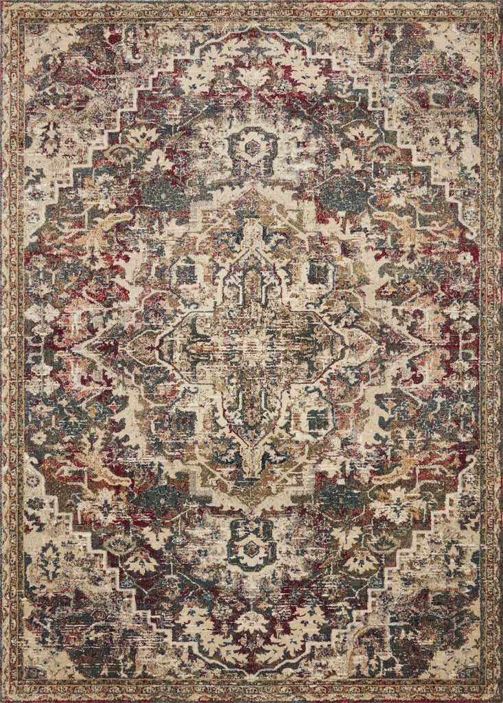 Loloi Jasmine JAS-03 Ocean / Multi Area Rug main image