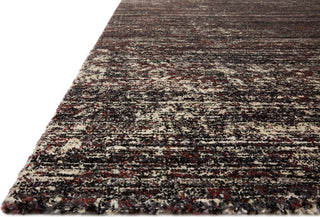 Loloi Jasmine JAS-04 Midnight / Bordeaux Area Rug Corner Image