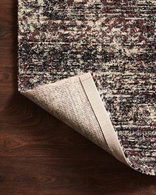 Loloi Jasmine JAS-04 Midnight / Bordeaux Area Rug Lifestyle Image Feature