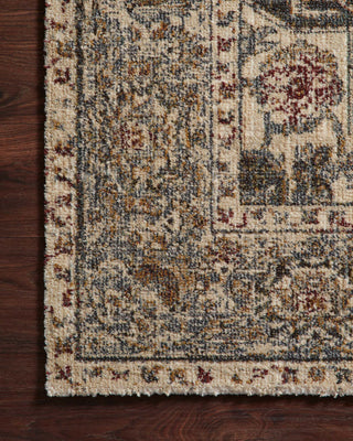 Loloi Jasmine JAS-08 Dove / Denim Area Rug Corner Image