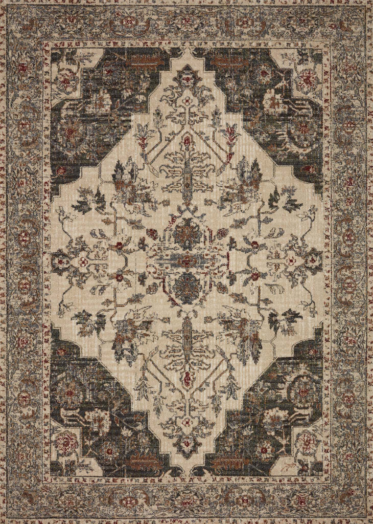 Loloi Jasmine JAS-08 Dove / Denim Area Rug main image