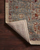 Loloi Jasmine JAS-09 Slate / Brick Area Rug Lifestyle Image Feature
