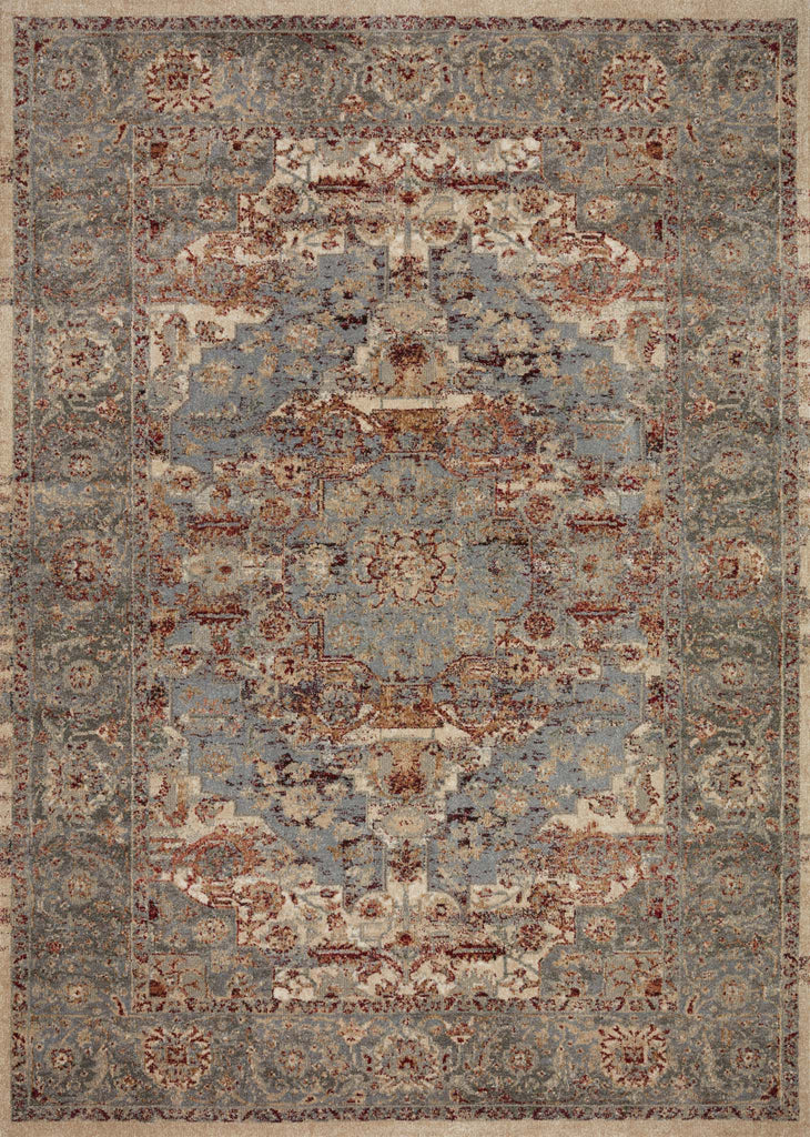 Loloi Jasmine JAS-09 Slate / Brick Area Rug main image