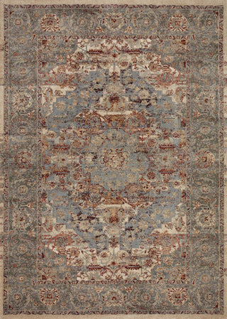 Loloi Jasmine JAS-09 Slate / Brick Area Rug main image