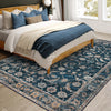 Dalyn Jericho JC4 Navy Area Rug Lifestyle Image Feature