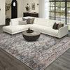 Dalyn Jericho JC4 Silver Area Rug Lifestyle Image Feature