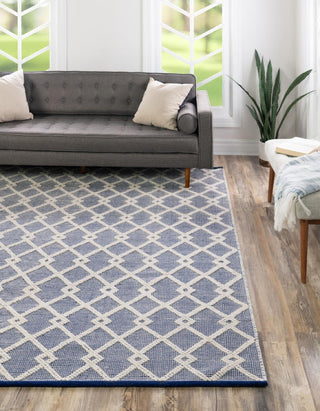 Unique Loom Dorset RET-JZM2 Blueberry Area Rug by Jill Zarin