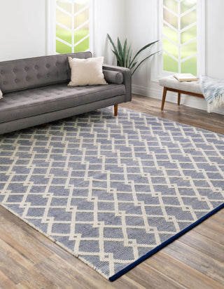 Unique Loom Dorset RET-JZM2 Blueberry Area Rug by Jill Zarin